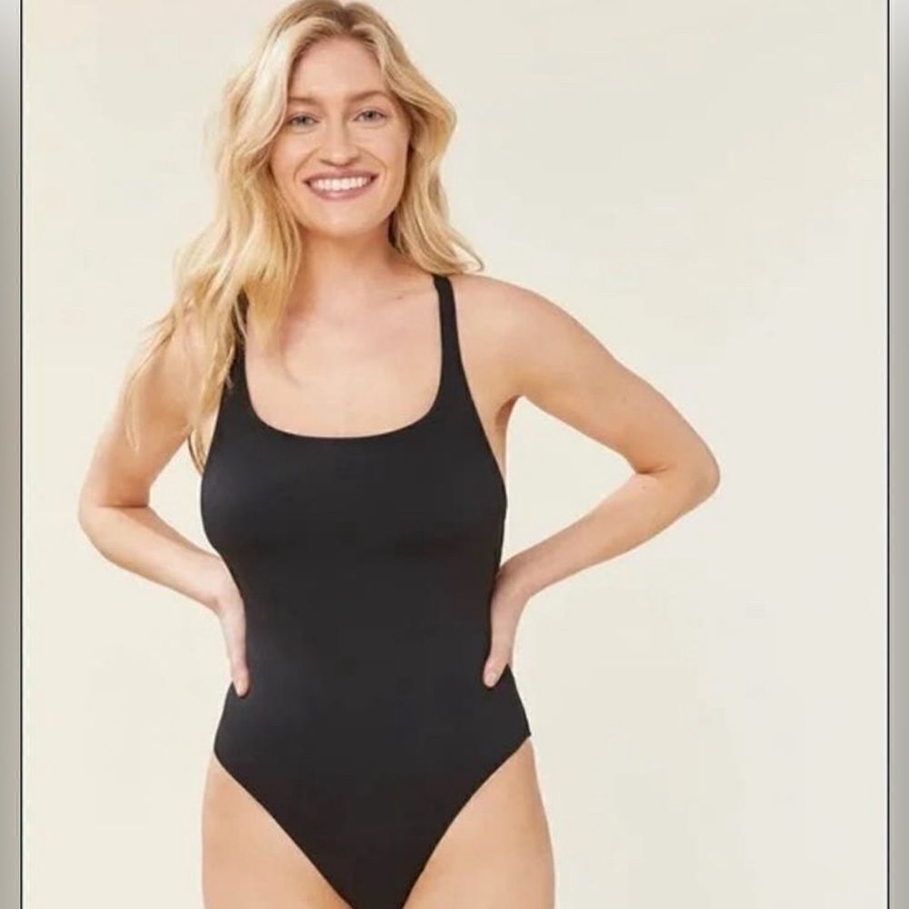 Andie Swim The Marina Swimsuit One Piece Black Size XST Long Torso